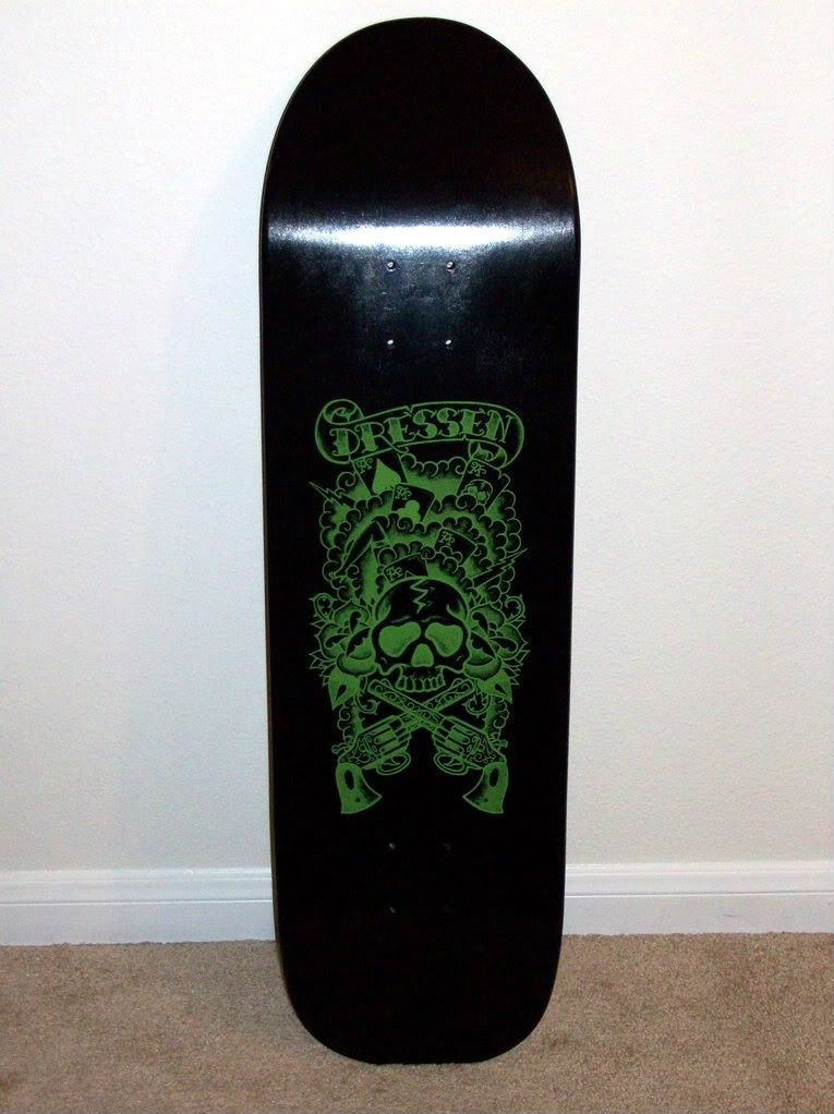 Old Star-Eric Dressen Skull Green