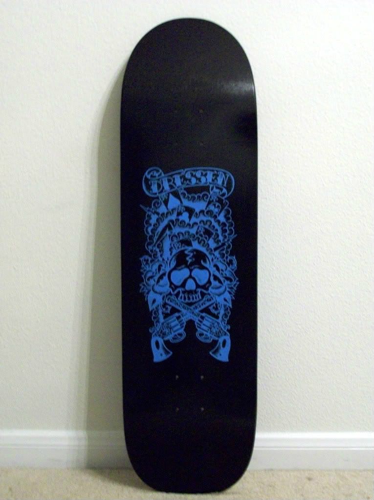 Old Star-Eric Dressen Skull Blue