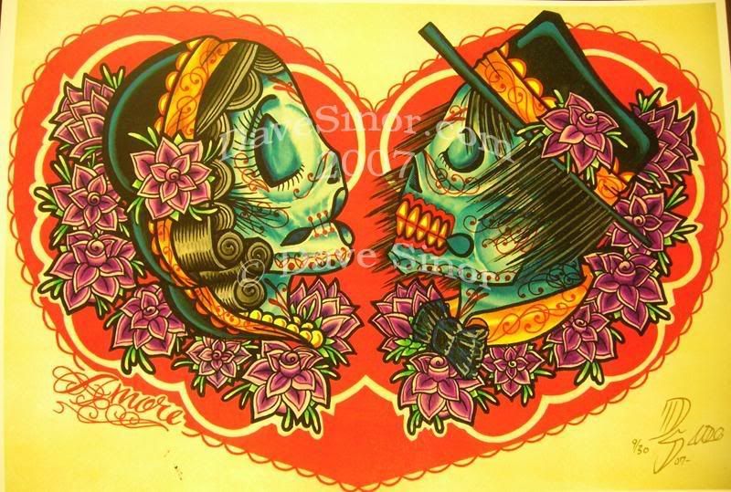 mexican sugar skulls tattoos