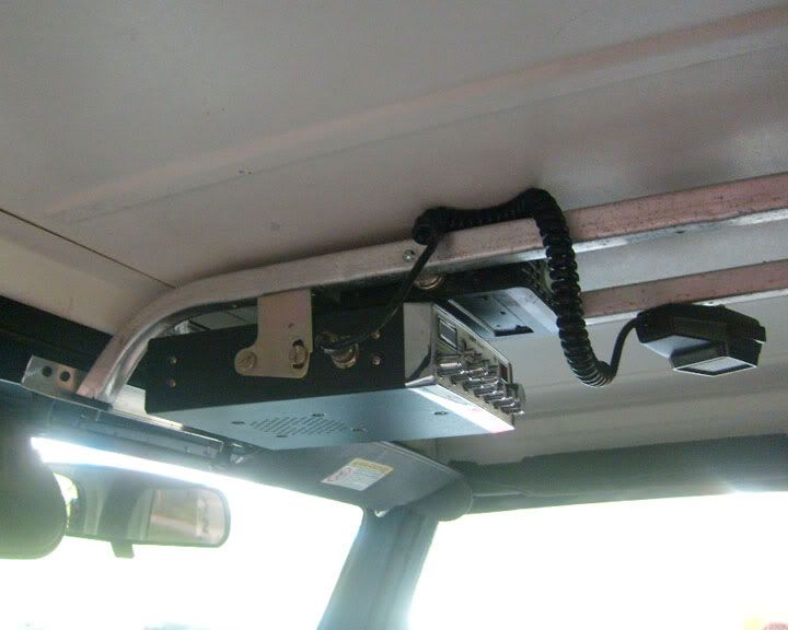 Jeep cb overhead mount #5