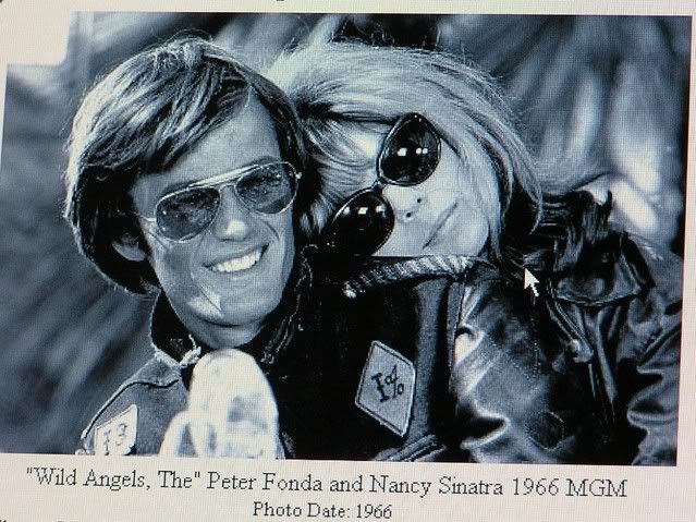 Peter Fonda amp Nancy Sinatra in THE WILD ANGELS Image