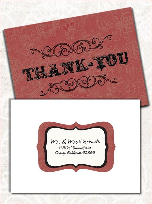cool thank you card designs. Free Thank You Card Templates