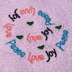 Peace, Love and Joy Fleece Longies or Shorties ~ YPS