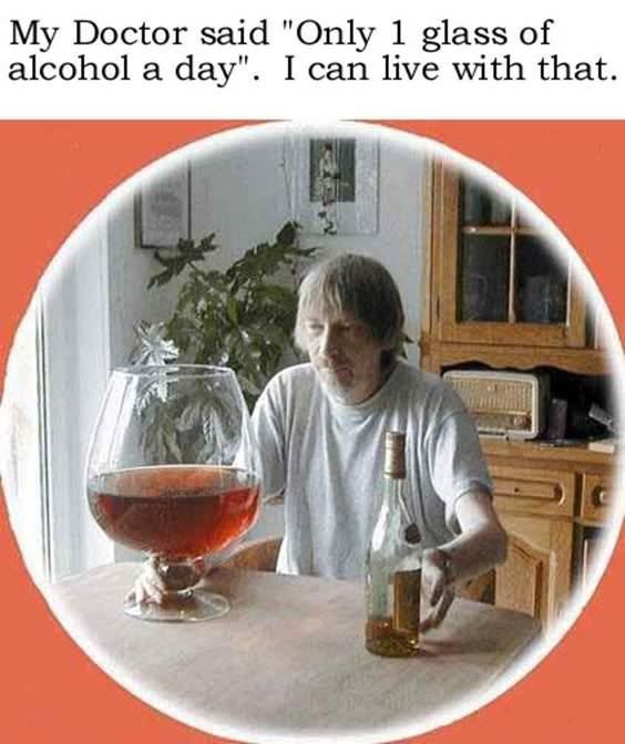 Only 1 drink a day