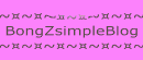 BongZ simple blog 
