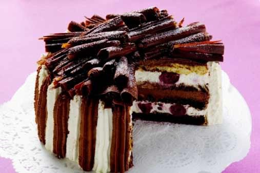 Chocolate-Cream-Cake Pictures, Images and Photos