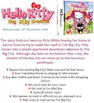 Hello Kitty Big City Dreams EUR NDS ThePodsRG Viper preview 1