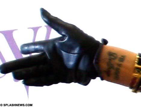 victoria beckham tattoo on her wrist. source: tfs, Now Victoria