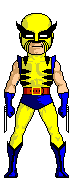 *Wolverine-in-original-costume, 