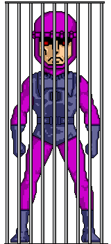 A Sentinel. In a cage.