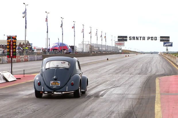 Head for Santa Pod an watch the cream of the UK's Cal Look VWs take to the 