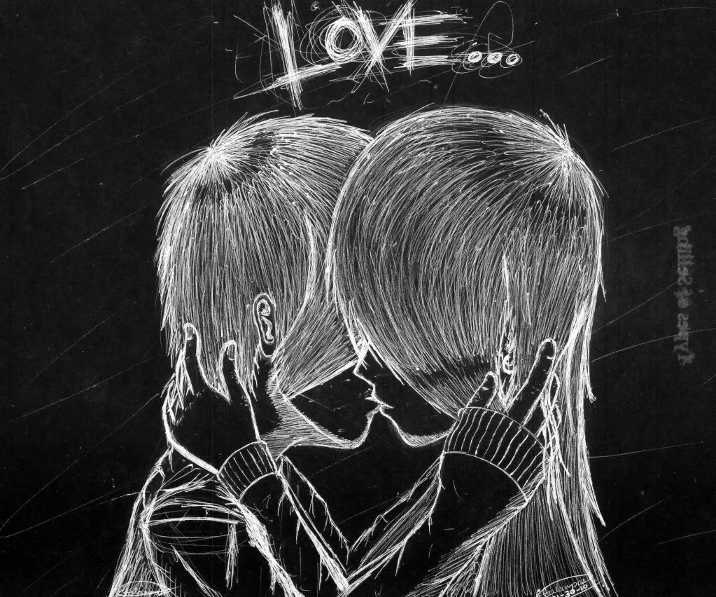 Emo Drawings Kissing