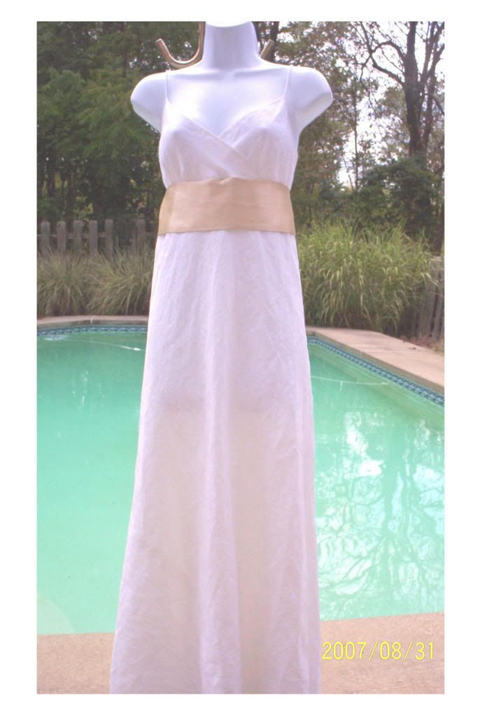 J Crew Joanna Linen wedding dress for sale