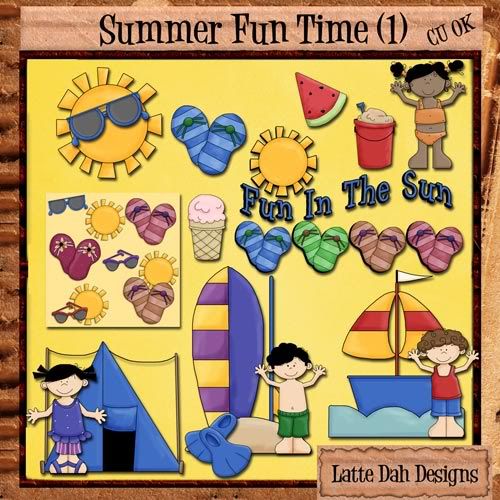 time signature clip art. Summer/Beach Clip Art on sale