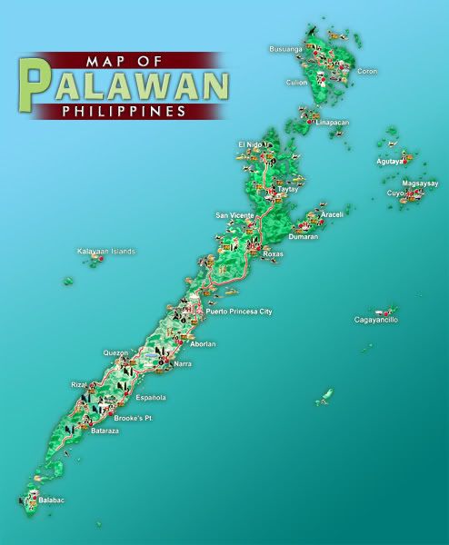 Map Palawan