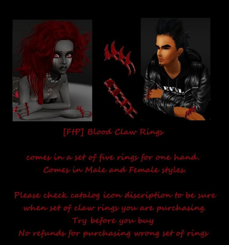 blood claw rings