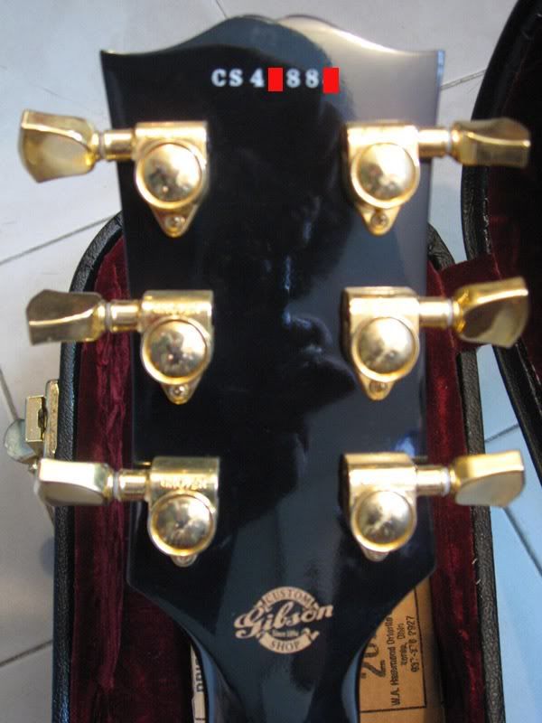 gibson les paul custom shop historic serial number