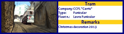 CCFL Lavra Funicular Christmas decoration 2013