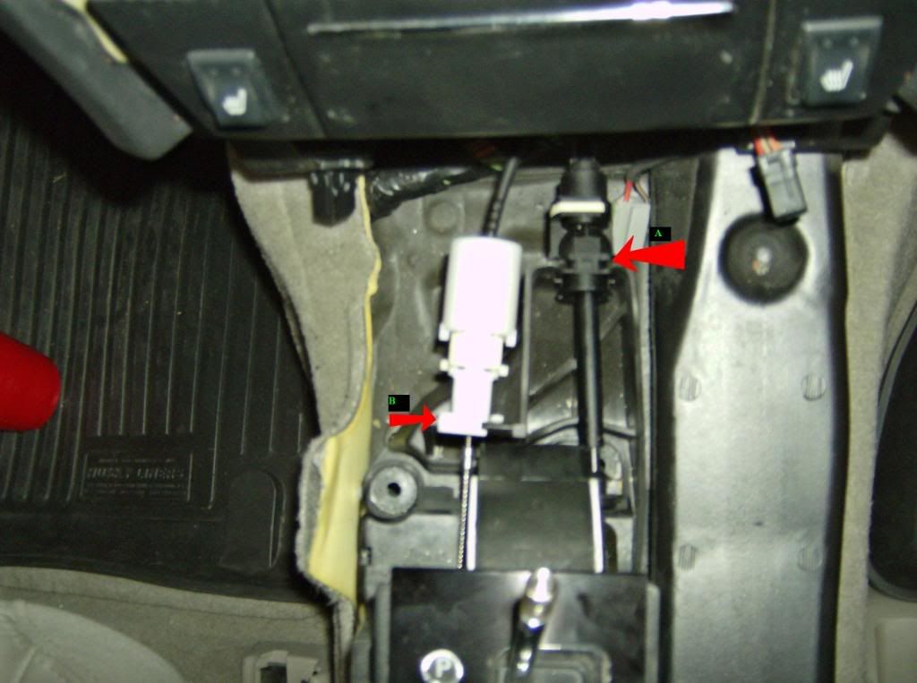 How to remove shifter assembly and install park lock out part