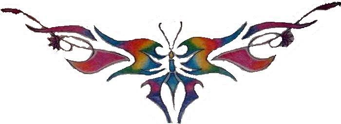 butterfly tribal tattoo. Butterfly Tribal Tattoo Design