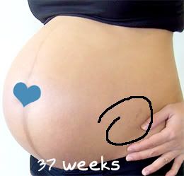 37 วีค แอนด์ baby head engaged