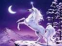 unicorn and moon