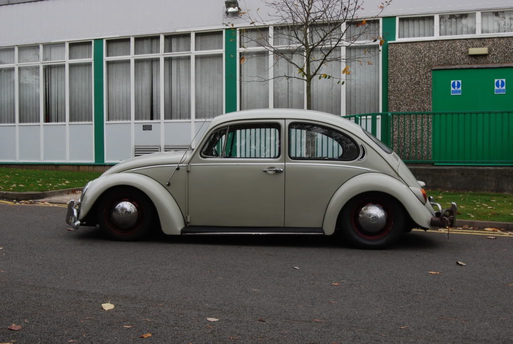Slammed Volkswagen Beetle