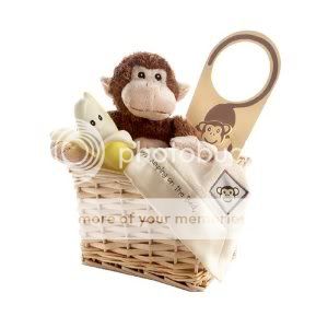 Baby Aspen Five Little Monkeys Gift Basket