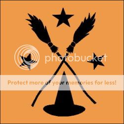 Primitive Topper Stencil Brooms Stars Witches Hat Halloween Fall Party 