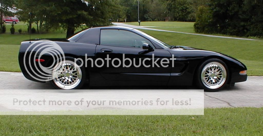 images corvettes with coys c5 flat black wheels
